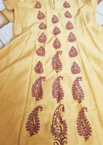 Yellow Flared Kurti