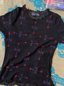 Floral Embroidered Top