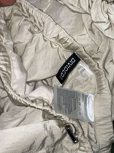 Beige Wide Leg Casual Pants