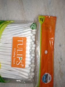 Tulips Cotton Swabs