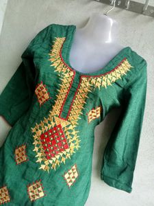 Green Pashmina Suit