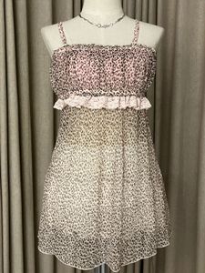 Leopard Print Mini Lingerie Dress