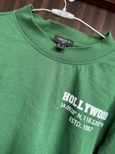 FOREVER 21 Green HOLLYWOOD Sweatshirt