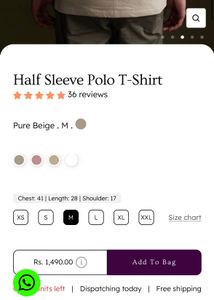 Beyours polo with zip