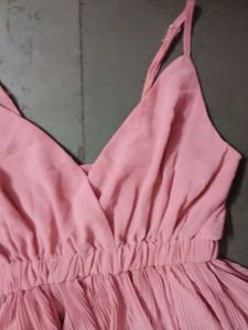 Ellie Pleated Ruffle Dress 24th Spoke