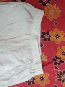 White Cotton Leggings