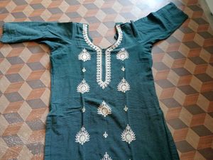 New Lavender Embroidery Kurti