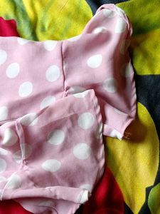 Pink Polka Dot Dress
