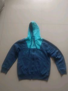 Hoodie with 'Positive' Print