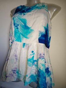 🎁Buy 1, Get 1 Free🎁Abstract Print Top Size small
