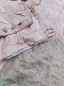 Elegant Pink Ethnic Gown