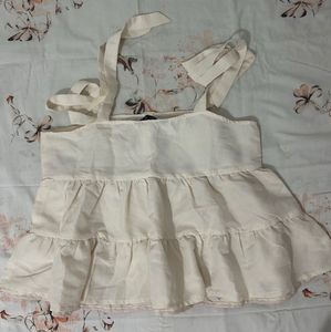 Floral Ruffle Tank Top