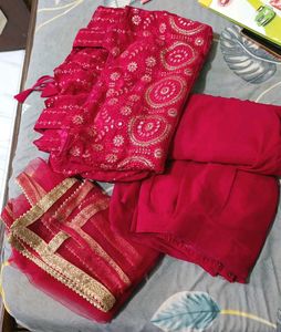 Hurrey..Price Drop🥳🥳 Pink Colour Kurta-Sharara❣️