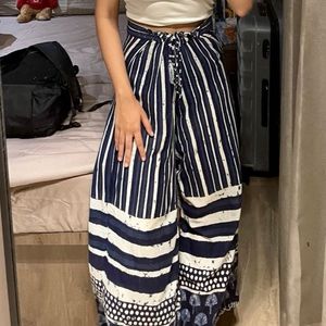 Ethnic Blue & White Pants