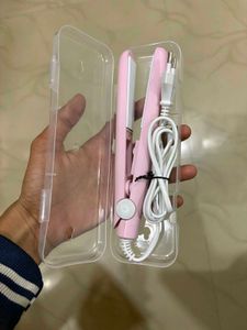 Mini Pink Hair Straightener