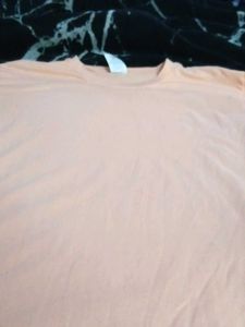 Peach Casual T-Shirt