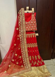 Brand New Red Bridal Lehenga Choli