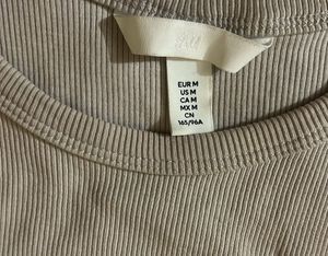H&amp;m Beige Tank Top