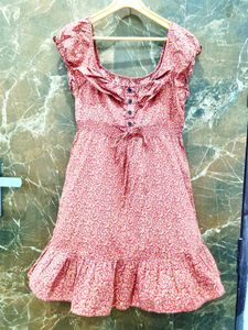 Floral Ruffle Mini Dress