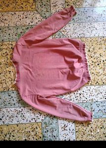 Cute Pink Long Sleeve Korean Top