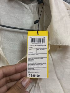 Intune Off-white Ethnic Crop Top