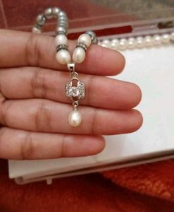 Real Pearl Necklace With Earrings For Any Occasion