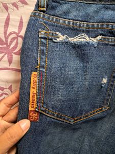 Distressed Flare Jeans