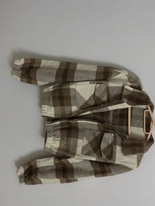 Brown Plaid Jacket.SIZE-28-34. NOT WORN EVEN ONCE