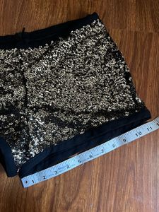 MANGO SEQUIN PARTYWEAR SHORTS