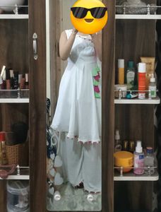 white suit with sharara