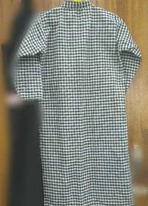 Checked Black &amp; White Shirt kurti pant
