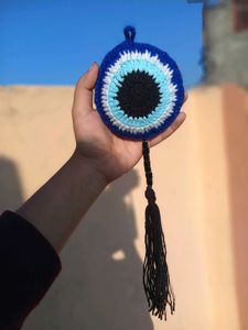Crochet Evil Eye Wall hanging 🧿