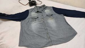 Mblm Denim Texture Shirt