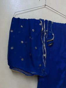 New and premium dark red 3 pc set | embroidered