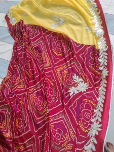 Elegant Embroidered Saree