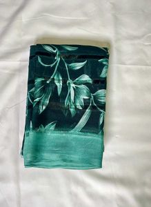Floral Green, Blue And Sky Sarees Combo Offer 🫴🏻