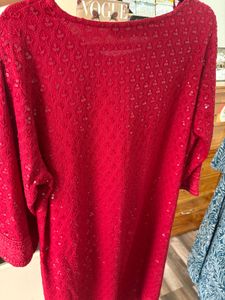 Elegant Red Kurta