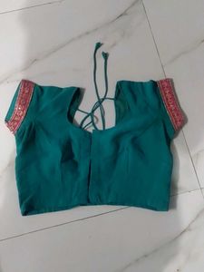 Synthetic Saree With BLOUSE