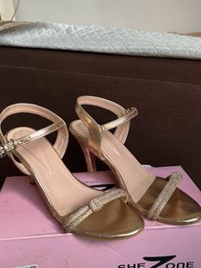 Embellished Stilettos with Buckle