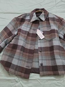 Winter Plaid Oversized Jacket