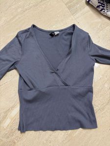 Ribbed H&M Top