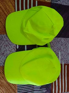 Couple Neon Green Cap