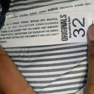 Allen Solly Men’s Grey Formal Pants | Size 32 | Li