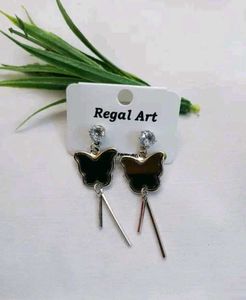 🦋🖤Butterfly Drop Earrings