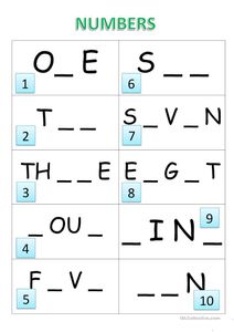 learning worksheet