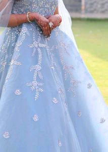 Embroidered Heavy Engagement Gowns