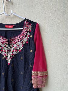 New Navras cotton embroidered kurta