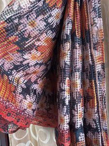 Organza Floral Saree