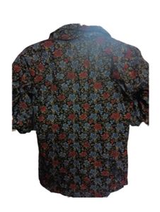 Vintage Floral Print Top For Women
