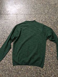 Green Long Sleeve Knit Sweater